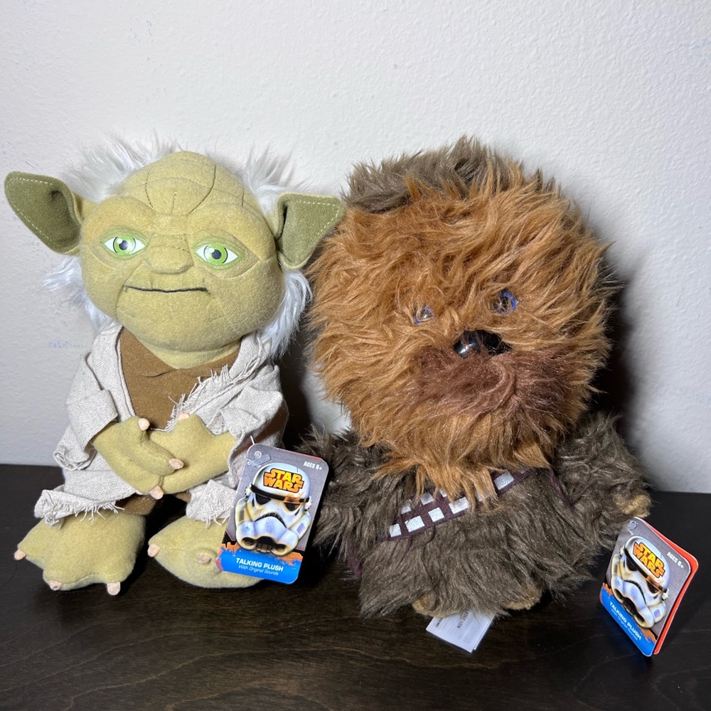 Star Wars Chewbacca And Yoda Plush